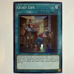 Yugioh! Quiet Life CIBR-EN096 Unlimited Super Rare Ships Same Day - Image 1