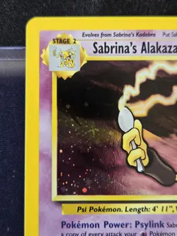 [LP] Sabrina's Alakazam 16/132 #16 Pokemon Gym Challenge Unlimited Holo Rare - Image 3