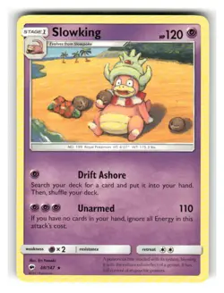 Slowking 48/147 Rare Burning Shadows Pokemon Near Mint - Image 1