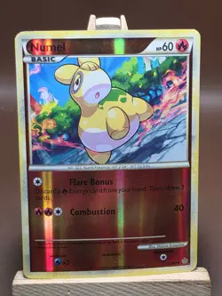 HP Pokemon TCG Numel Reverse Holo Unleashed 35/95 - Image 1