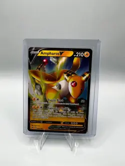 NM Ampharos V 049/185 Pokemon TCG Swsh04: Vivid Voltage Holo | FAST SHIPPING - Image 1