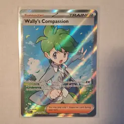 The Pokemon Company Wally's Compassion Ultra Rare Trainer Me01 Holo 176/132 - Image 1