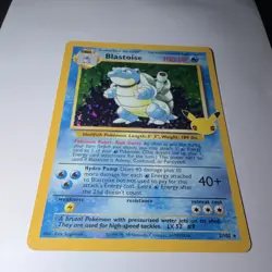 Pokemon Blastoise 2/102 Celebrations: Classic Collection Holo 100 HP - Image 2