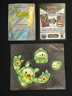 Pokemon Reuniclus 212 Sv: Scarlet & Violet Promo Holo With Tech Stickers & Code - Image 1