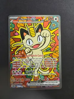 Meowth ex 121/088 SIR Pokemon Perfect Order NM/M Fresh Pull - Image 2
