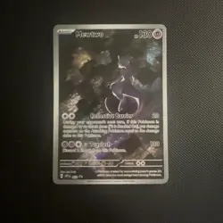 Pokemon TCG Mewtwo 052 Full Art Black Star Promo Scarlet & Violet 151 - Image 1