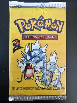 Pokemon WOTC Base Set 2 Booster Pack Vintage Sealed TCG Gyrados Artwork - Image 1