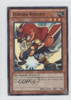 Zubaba Knight 1st Ed. YuGiOh Starter Deck 12: XYZ Symphony #YS12-EN004 - Image 1