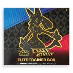 Pokemon TCG Crown Zenith Elite Trainer Box ETB Sealed Lucario Promo - Image 2