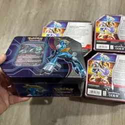 Pokemon TCG: Iron Crown ex Tin x2 + Iron Boulder ex Tin x2 (LOT of 4) SEALED - Image 3