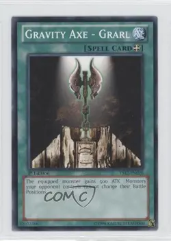 Gravity Axe - Grarl 1st Ed. YuGiOh Starter Deck 12: XYZ Symphony #YS12-EN026 - Image 1