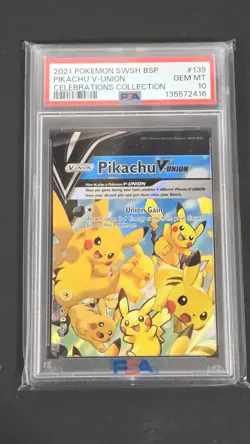 PSA 10 Pikachu V-Union SWSH Black Star Promo *Sequential Certs* Pokemon 2021 - Image 2