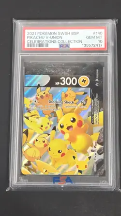 PSA 10 Pikachu V-Union SWSH Black Star Promo *Sequential Certs* Pokemon 2021 - Image 3