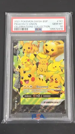 PSA 10 Pikachu V-Union SWSH Black Star Promo *Sequential Certs* Pokemon 2021 - Image 4