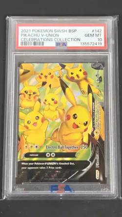 PSA 10 Pikachu V-Union SWSH Black Star Promo *Sequential Certs* Pokemon 2021 - Image 5