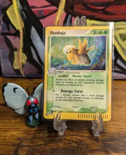 Pokemon WOTC 2003 🪲 EX Dragon Shedinja #11/97 Holo ✨ With Rare Swirl 🌀 - Image 1