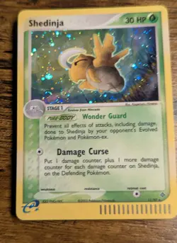 Pokemon WOTC 2003 🪲 EX Dragon Shedinja #11/97 Holo ✨ With Rare Swirl 🌀 - Image 2