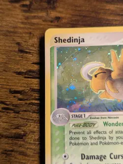 Pokemon WOTC 2003 🪲 EX Dragon Shedinja #11/97 Holo ✨ With Rare Swirl 🌀 - Image 3