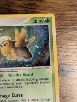 Pokemon WOTC 2003 🪲 EX Dragon Shedinja #11/97 Holo ✨ With Rare Swirl 🌀 - Image 4