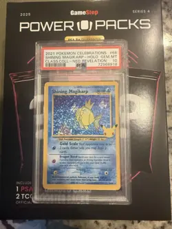 Pokemon TCG Shining Magikarp 66/64 Celebrations Classic Collection Holo PSA 10 - Image 1