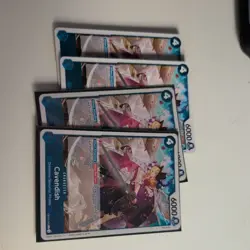 One Piece TCG (Playset) 4x Royal Blood OP10-045 Cavendish Rare English NM - Image 1