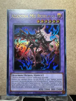 Azamina Mu Rcielago Ultra Rare 1St Edition ROTA-EN031 Yugioh White Forest - Image 1