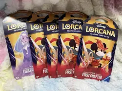 Disney Lorcana The First Chapter 5x booster pack bundle NEW - Image 1