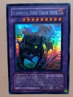 Elemental Hero Chaos Neos (Ghost) 1st Ed - VLP - GLAS-EN036 YuGiOh - Image 2
