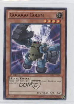 Gogogo Golem 1st Ed. YuGiOh Starter Deck 12: XYZ Symphony #YS12-EN006 - Image 1