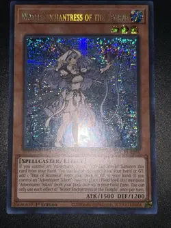 Yugioh Water Enchantress of the Temple Prismatic Secret Rare MP23-EN265 1st NM - Image 1