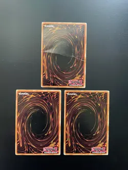 Yugioh Nightmare's Steelcage SD6-EN031 1st Edition Common Damaged X3 - Image 2