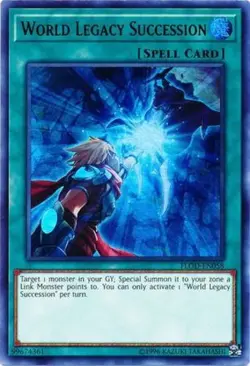 Yugioh! LP World Legacy Succession - FLOD-EN058 - Ultra Rare - Unlimited Edition - Image 1