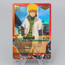 NARUTO CARD GAME Fourth Hokage Nin-129 Holo Rare BANDAI 2004 M-NM Japanese r244 - Image 1