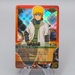 NARUTO CARD GAME Fourth Hokage Nin-129 Holo Rare BANDAI 2004 M-NM Japanese r243 - Image 1