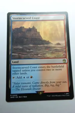 MTG Stormcarved Coast x1- -Doctor Who-Near Mint - Image 1