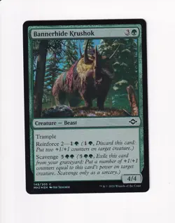2021 MTG MAGIC THE GATHERING MODERN HORIZONS II MH2 FOIL BANNERHIDE KRUSHOK - Image 1