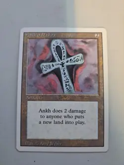 MTG: Ankh of Mishra (LP): Revised Edition (s) - Image 1
