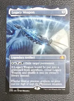 MTG Magic the Gathering Legacy Weapon Borderless Dominaria Remastered - Image 1