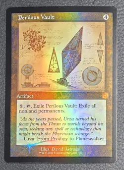 Perilous Vault 101 Foil Schematic The Brothers' War: Retro Frame Artifacts MTG - Image 1