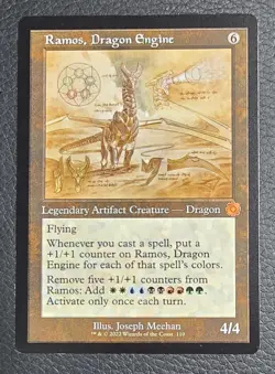 Ramos, Dragon Engine (Schematic) The Brothers' War: Retro Frame Artifacts MTG - Image 1