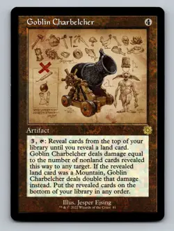 Goblin Charbelcher (Schematic) R The Brothers' War: Retro Frame Artifacts 81 NM - Image 1