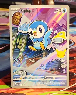 2026 Pokemon TCG EN Piplup 30th Anniversary Promo Card #042 - Image 1