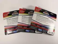 Pokemon Prismatic Evolutions Tech Sticker Collection Set Lot Of 3 Sealed New - Image 2
