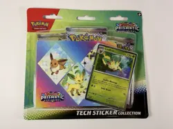 Pokemon Prismatic Evolutions Tech Sticker Collection Set Lot Of 3 Sealed New - Image 4