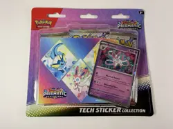 Pokemon Prismatic Evolutions Tech Sticker Collection Set Lot Of 3 Sealed New - Image 5