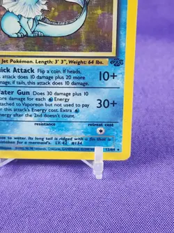 Pokemon Card Vaporeon Holo Jungle Set Rare Card 12/64 - Image 5