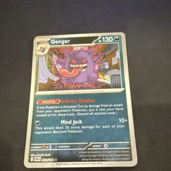 Pokemon Gengar 050/088 POR Stage 2 130HP Mind Jack Rare Regular Card 2026 - Image 1