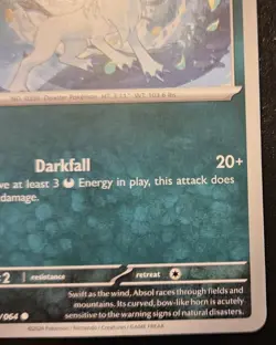 Absol 030/064 Common Scarlet & Violet: Shrouded Fable Pokemon TCG - Image 5