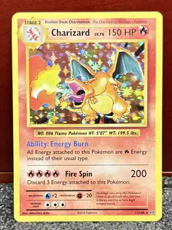 Pokemon XY Evolutions {{{ Charizard }}} 11/108 ~Holo Rare~L@@K - Image 1