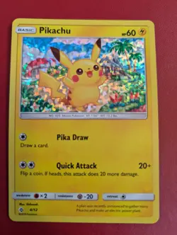 Pokemon TCG Pikachu McDonald's Promos 2018 4/12 Holo Promo Great Condition - Image 5
